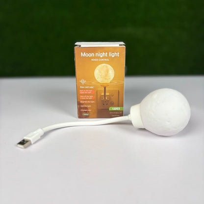 Moon Night Light Voice Control Three Color Temperature