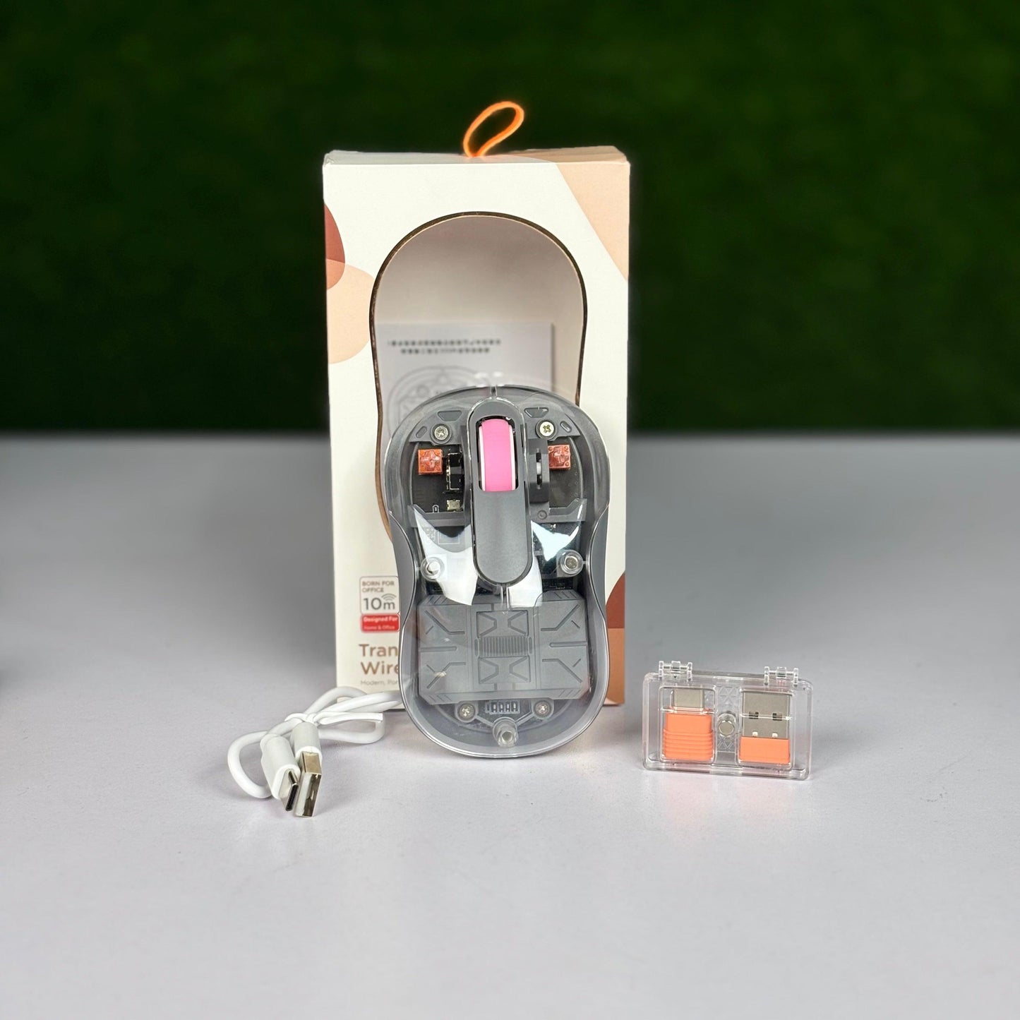 Transparent Wireless Rechargeable Mouse