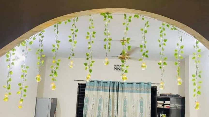 Wish Ball Leaf Curtain Light