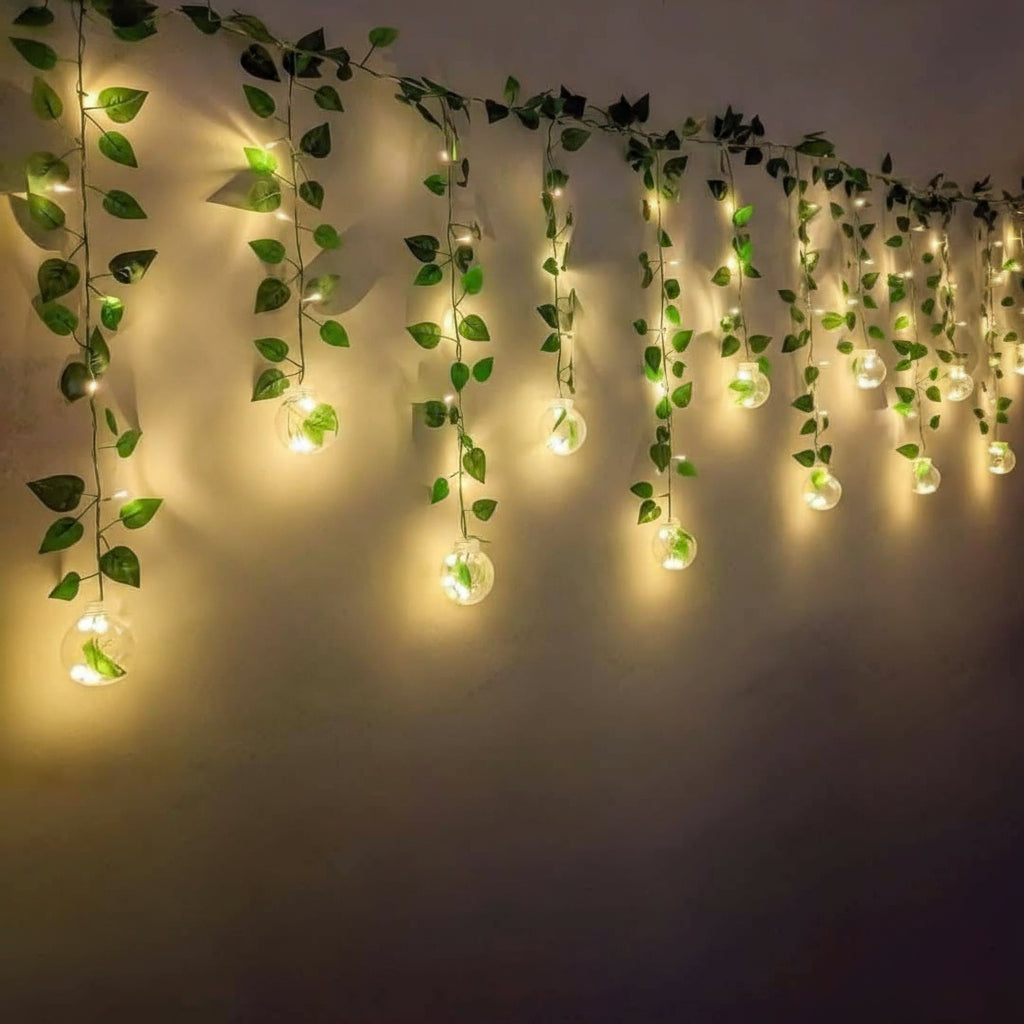 Wish Ball Leaf Curtain Light