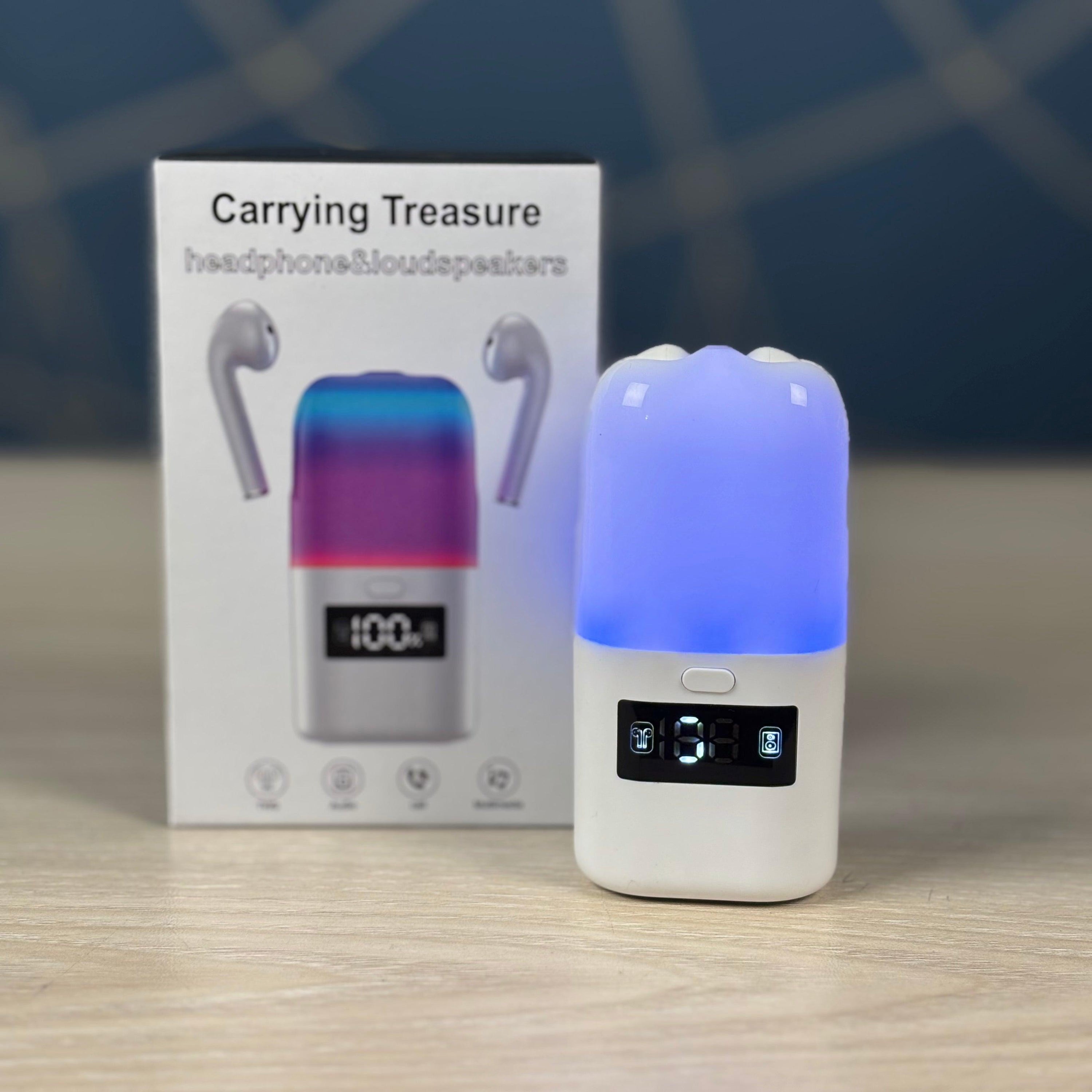 Carrying Treasure - Headphone and Loudspeaker