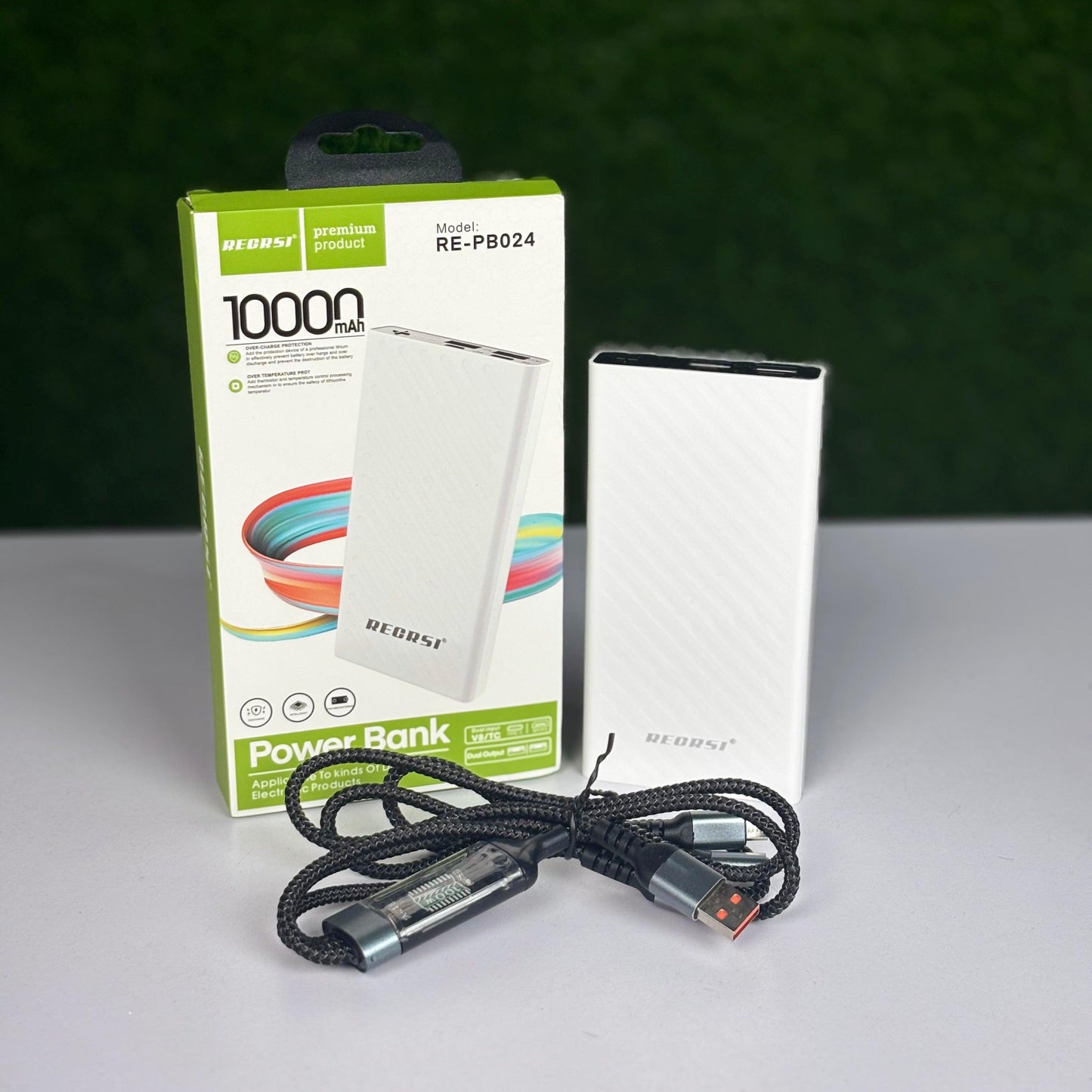 Powerbank (10000mah) & 3 in 1 charging Cable Combo