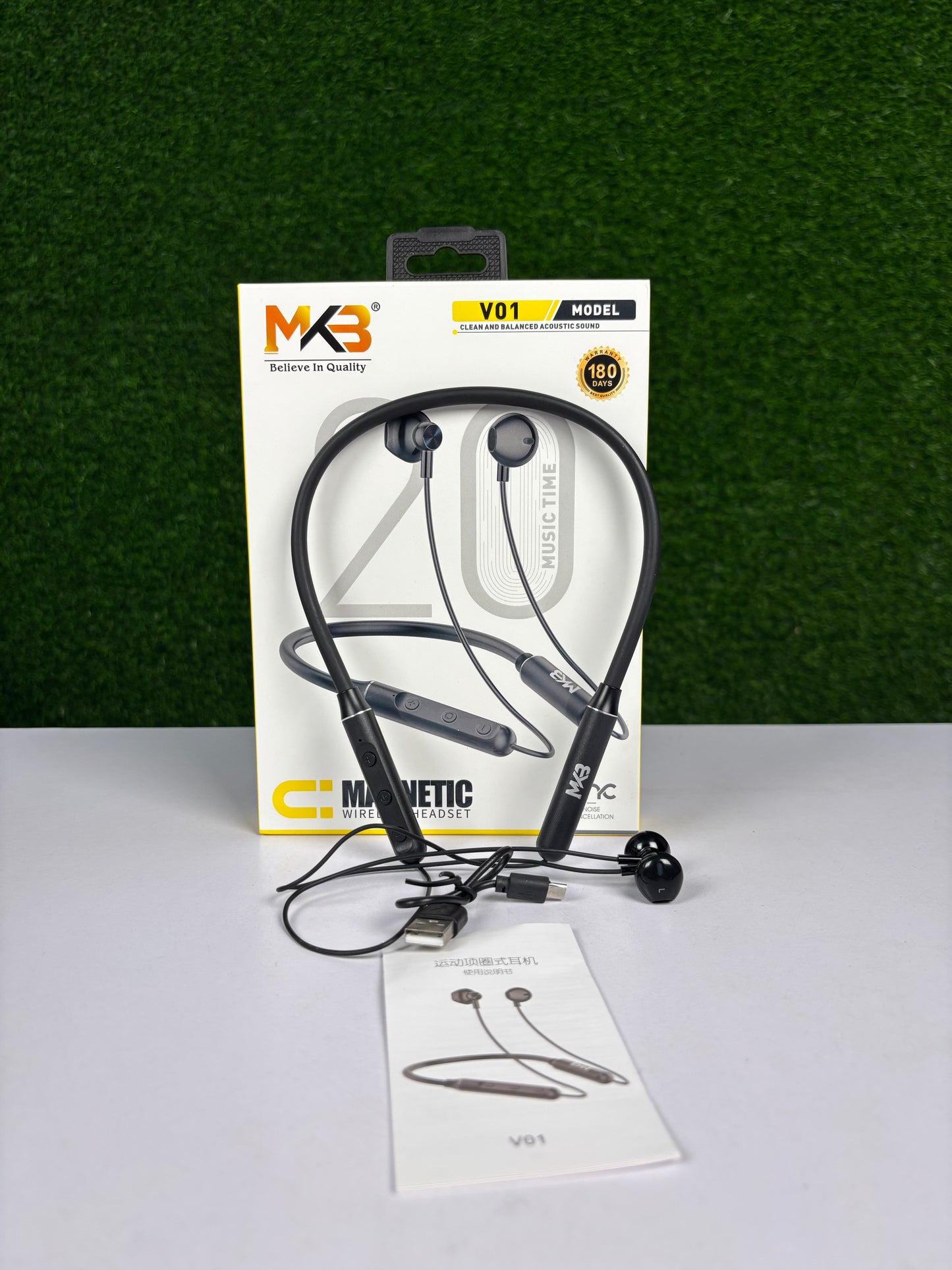 MKB Magnetic wireless Headset 20H V01