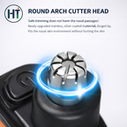Mini Electric Nose Hair Trimmer – Rechargeable 2-in-1 Stainless Steel Nose Clipper