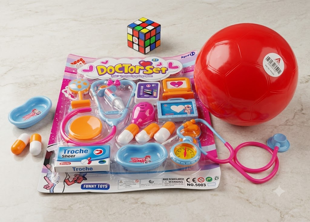 3-Piece Fun & Development Toy Combo for Kids