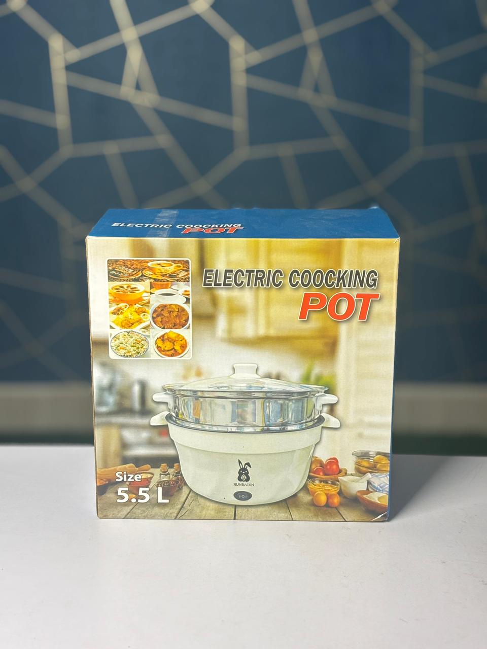 Runbaisen 5.5L Multifunctional Electric Cooking Pot