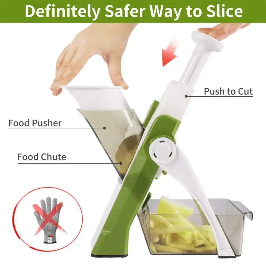 5-in-1 Vegetable Cutter & Slicer - HT Bazar