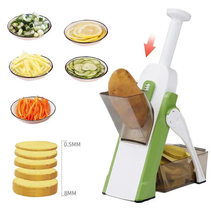 5-in-1 Vegetable Cutter & Slicer - HT Bazar