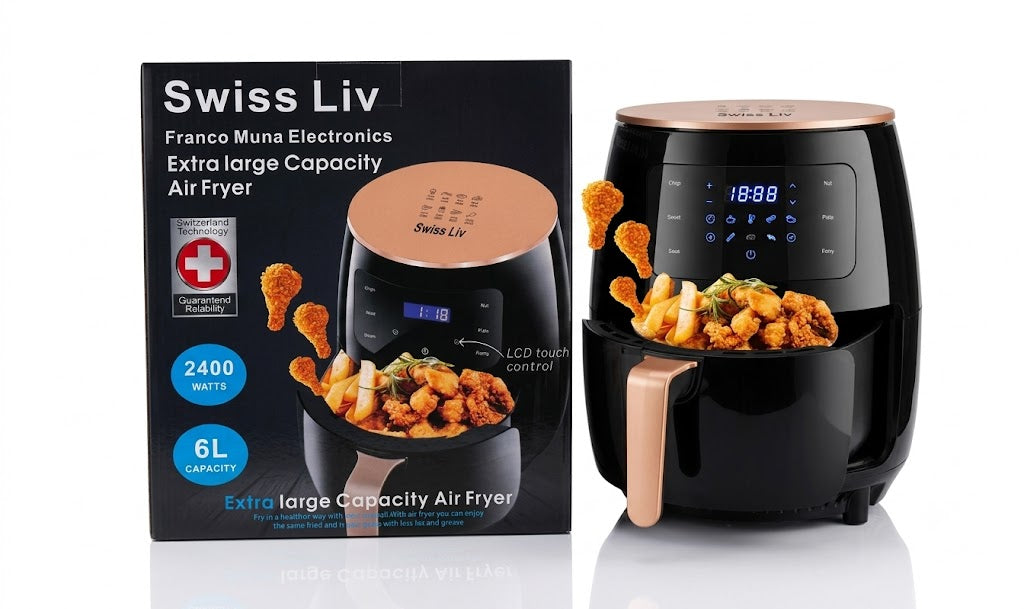 Swiss Liv 6L Digital Air Fryer 2400W