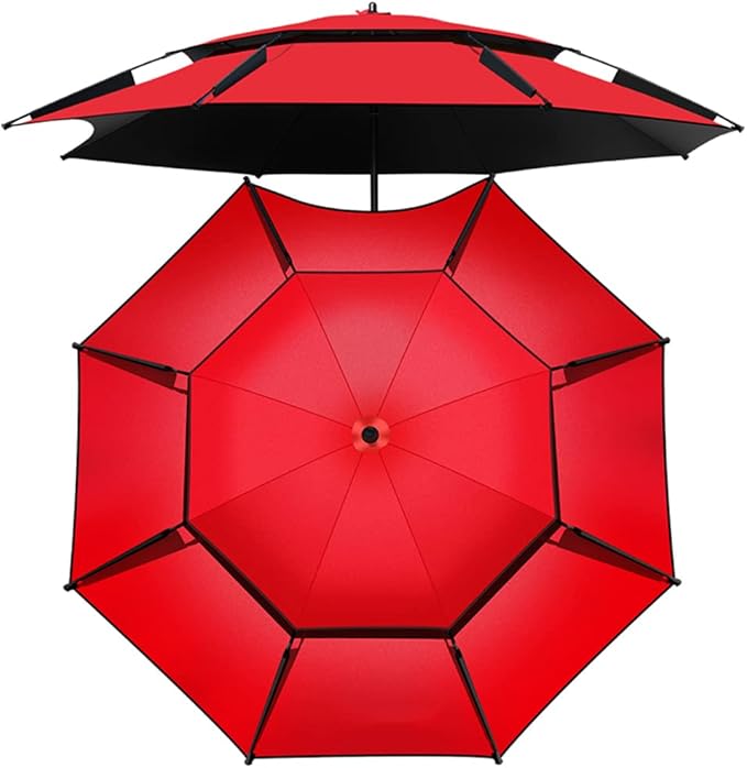Fishing Umbrella Patio Umbrella with 360° Tilt – 2.0m / 6.6ft Sun Protection Garden Parasol Umbrella