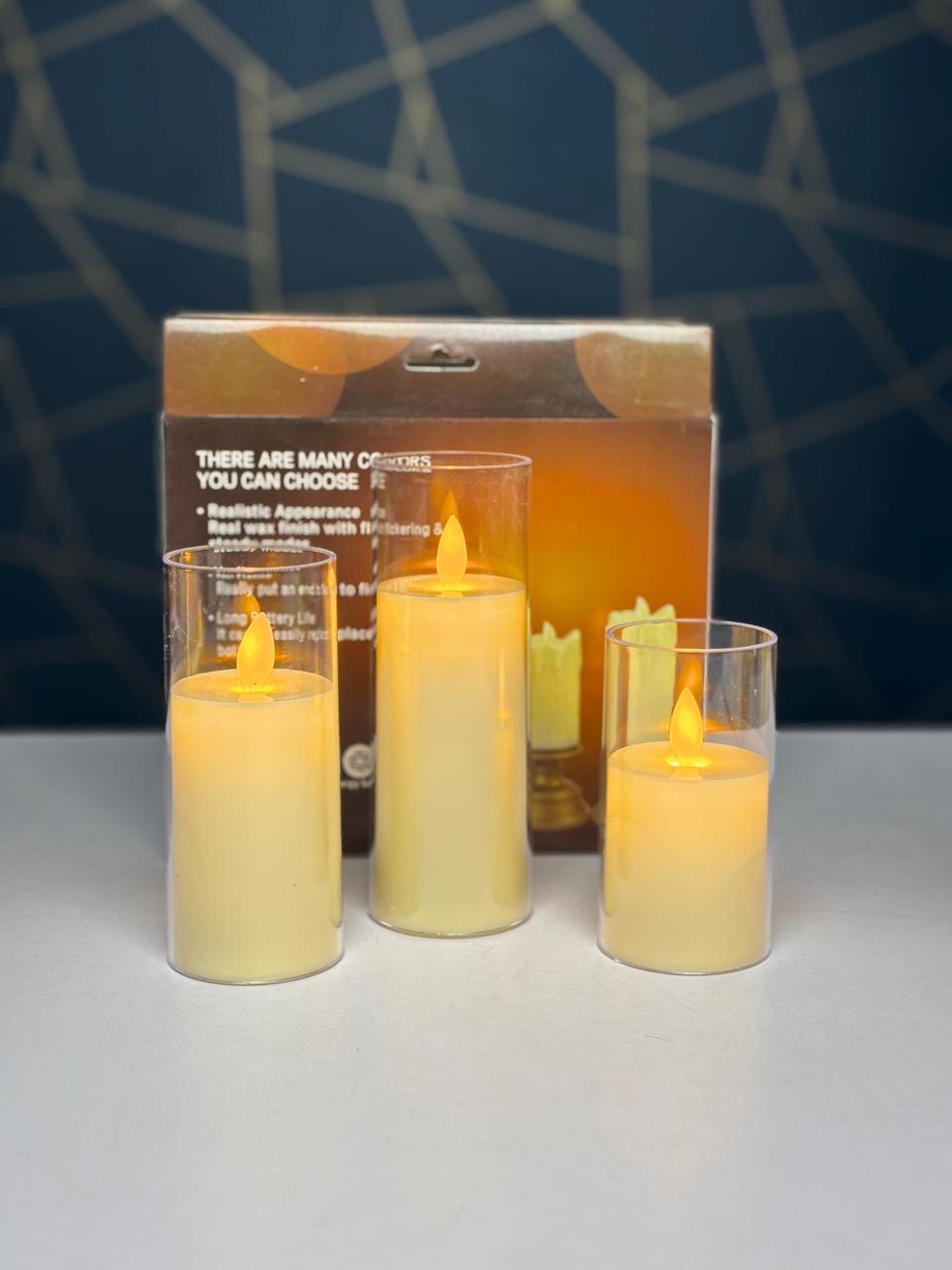 3 Pcs LED Candle Lights