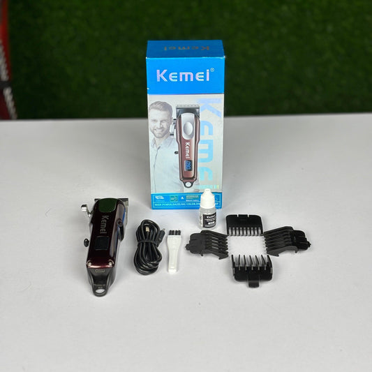 Kemei KM-233 Rechargeable Mini Trimmer with LED Display