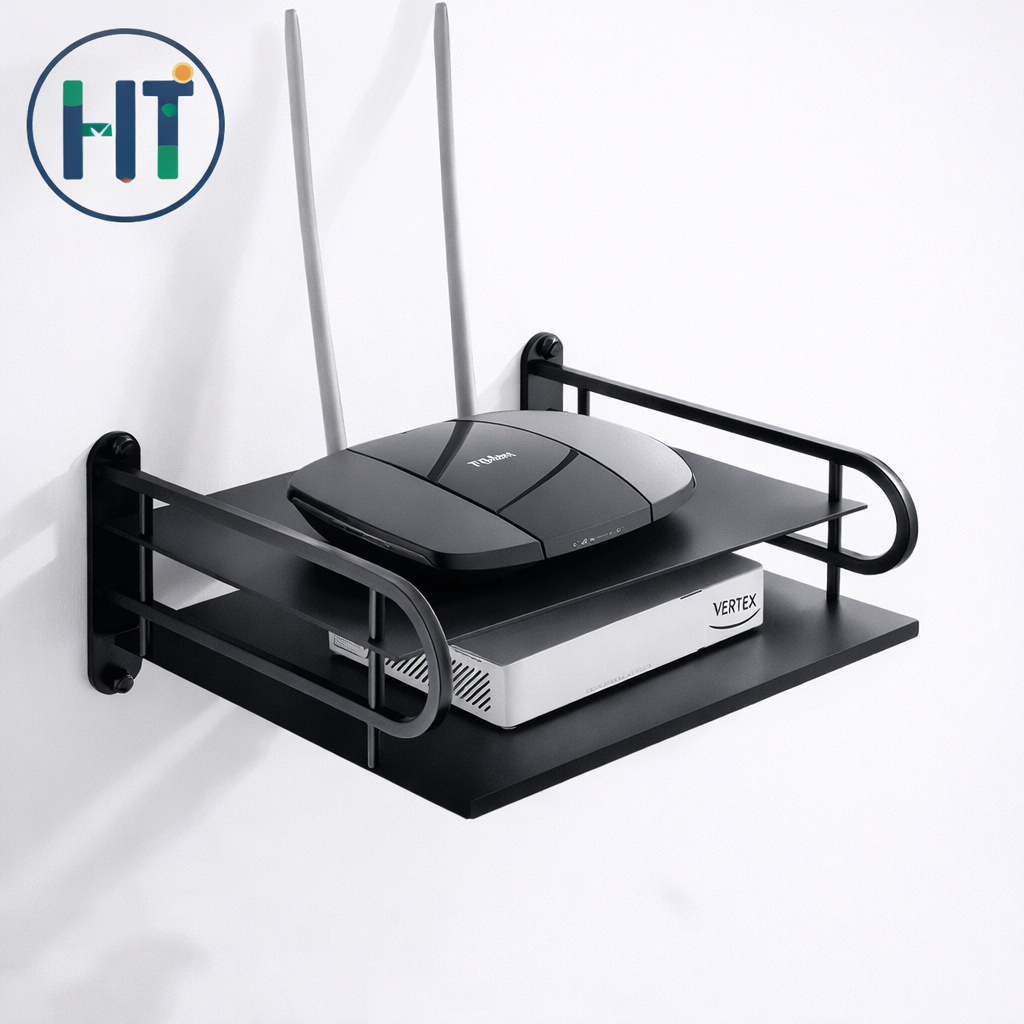 Wall mounted router stand