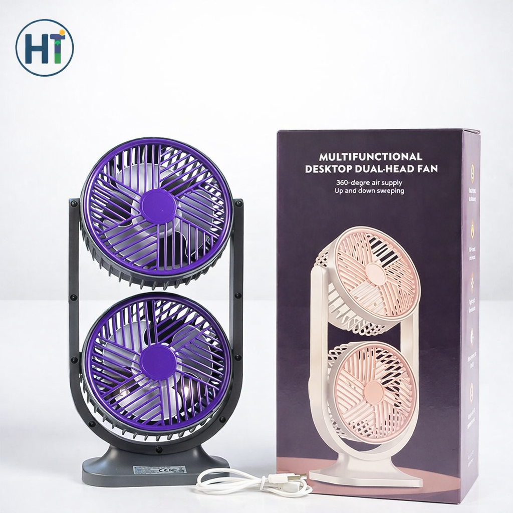 Multifunctional Desktop Dual-Head Fan (FS-29)