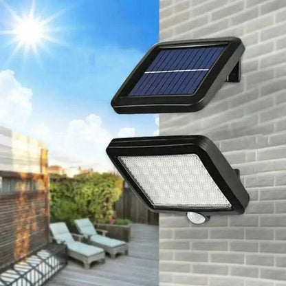 56LED Indoor Outdoor Solar Power Sensor Light - HT Bazar