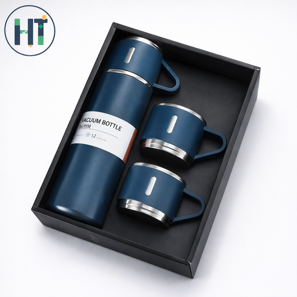 Stainless Steel Vacuum Flask Set