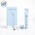 Rechargeable Dual-Head Waterproof Electric Shaver – Wet & Dry Use | Type-C Fast Charging