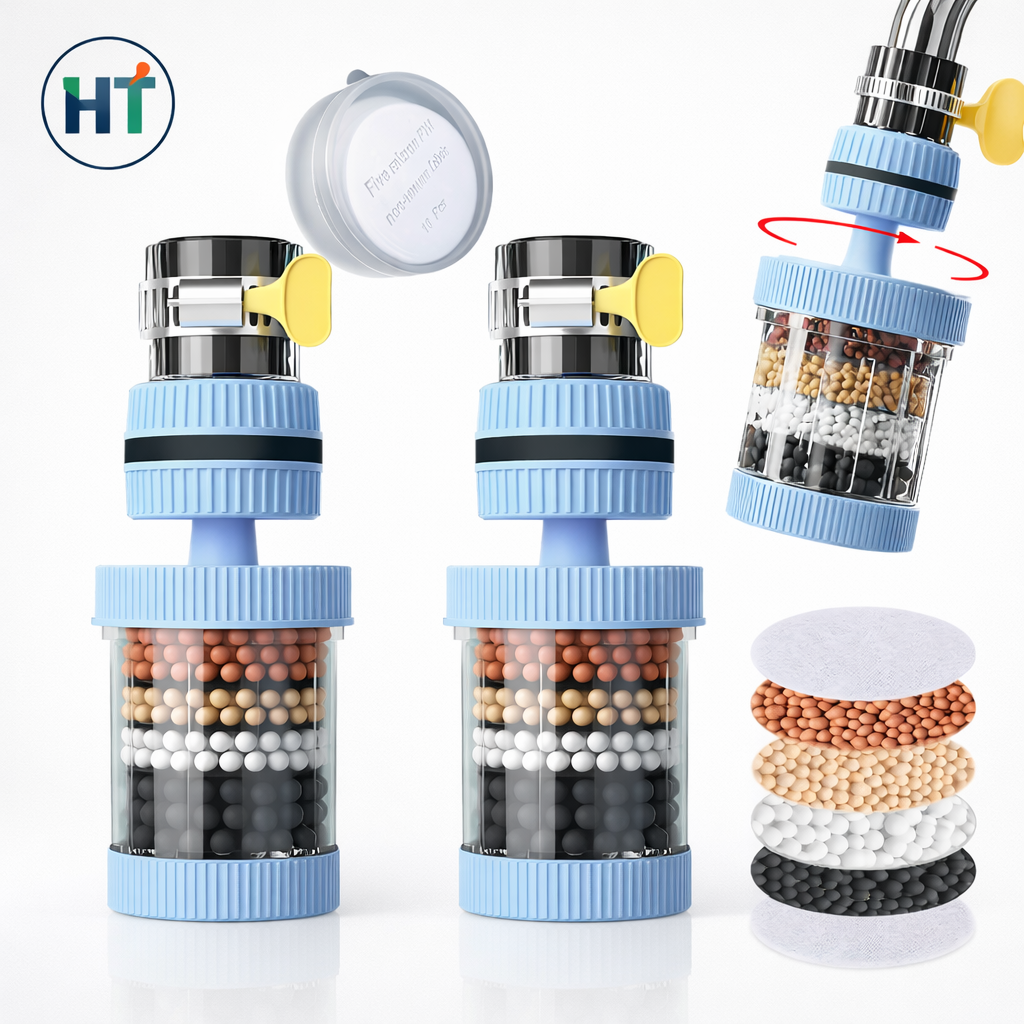 360° Rotating 6-Layer Water Purifier Filter