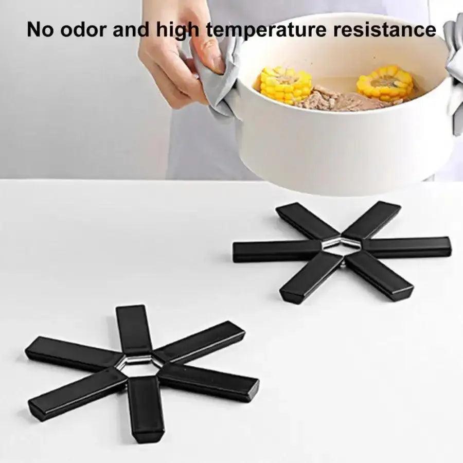 6 Pcs Daining Non-slip Folding Insulated Mat - HT Bazar