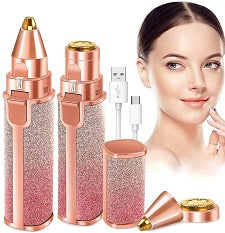 2-in-1 Lady Shaver Flawless Eyebrow Trimmer