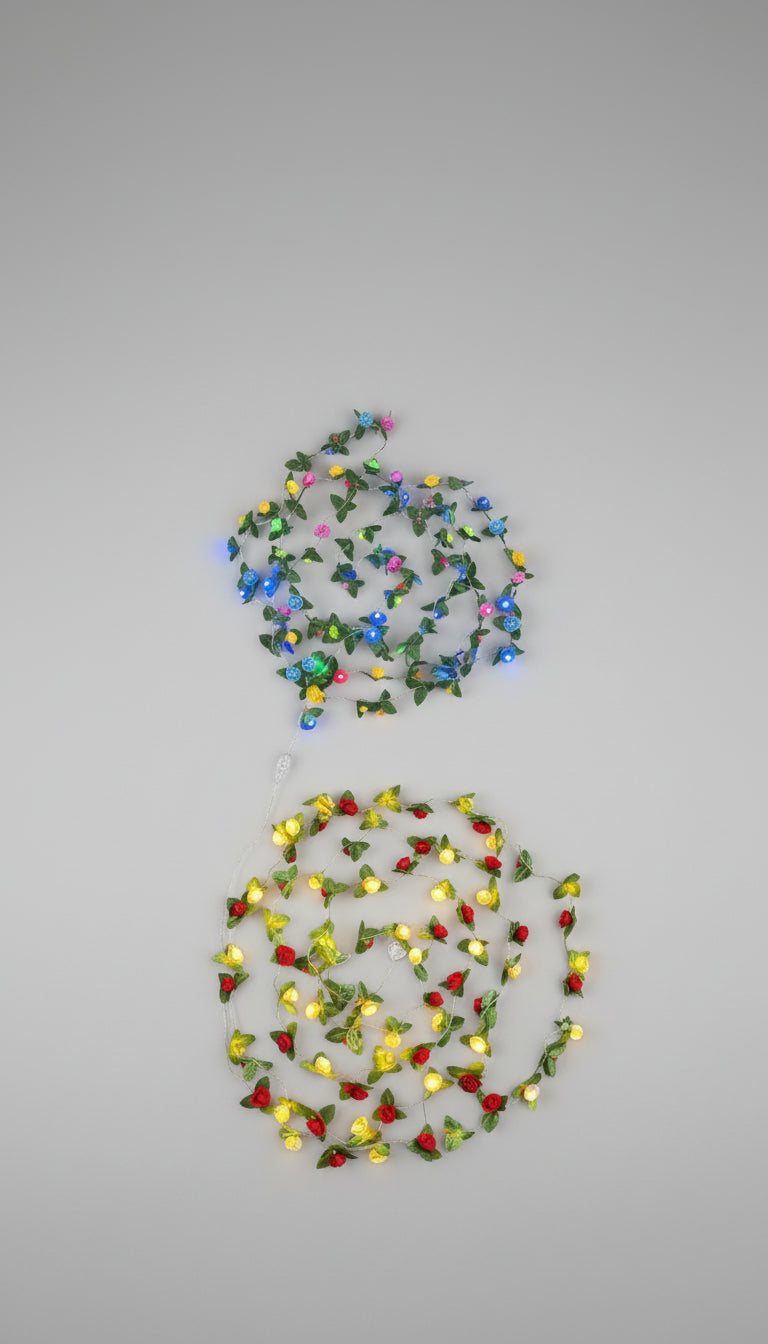 Rose Light With Green Leef