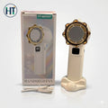YT-M2047 Premium Rechargeable Handheld Fan with Dual Battery & Phone Holder
