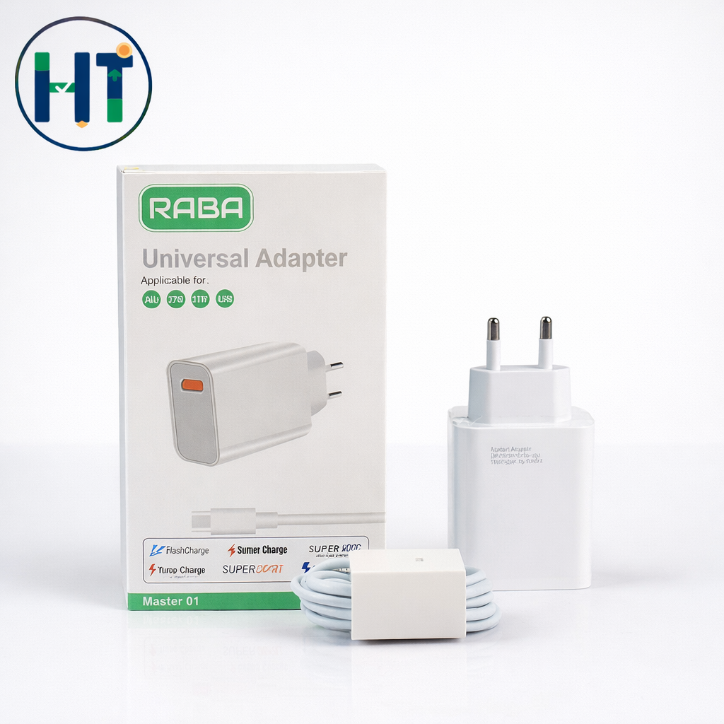 RABA Universal Adapter Master 01 Fast Charger