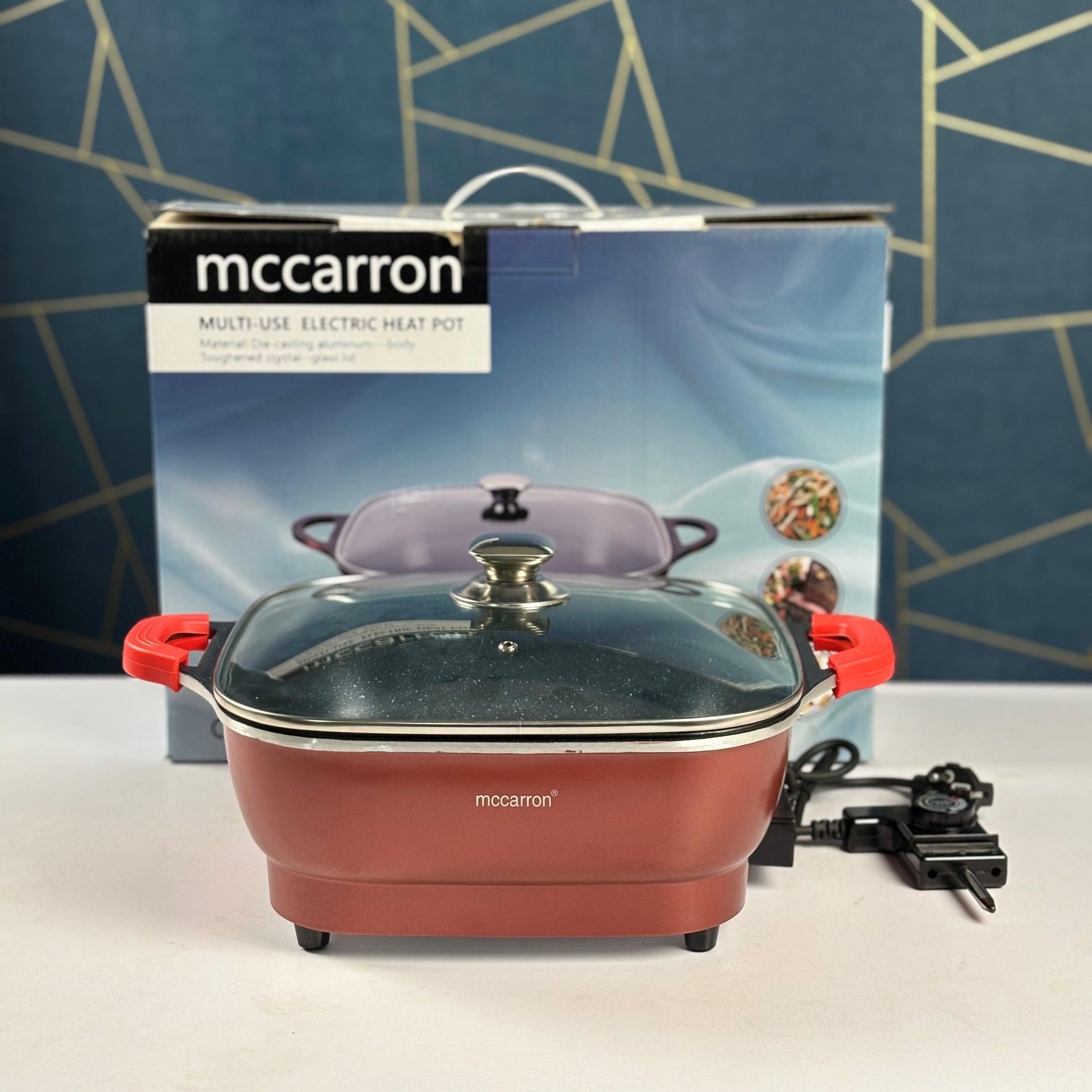 Mccarron Multi-Use Electric Heat Pot with Glass Lid LX-G30