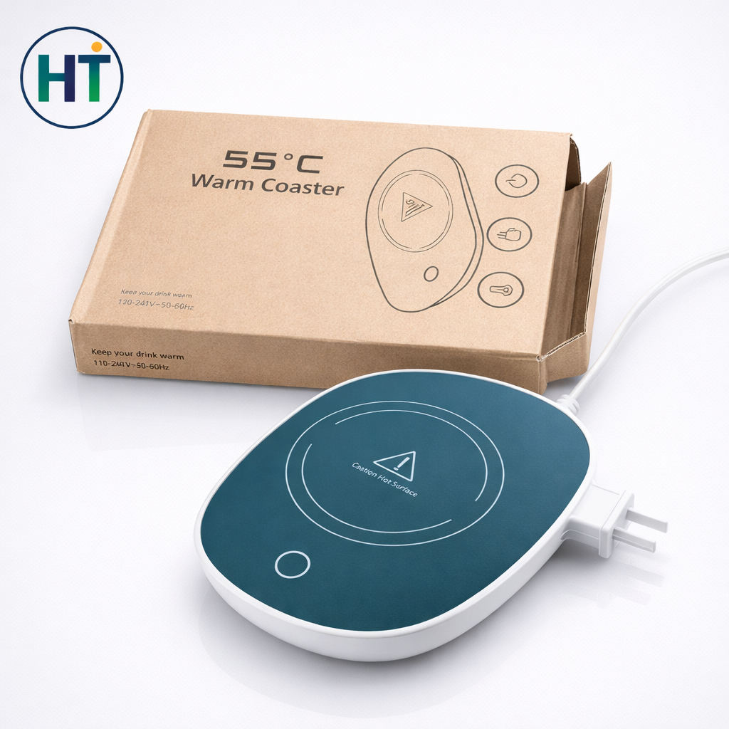 55°C Intelligent Warm Coaster – Mug Heater Plate