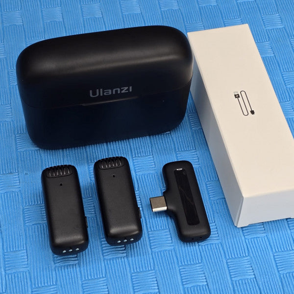 Ulanzi J12 Dual Wireless Microphone with Charging Case For Type-C