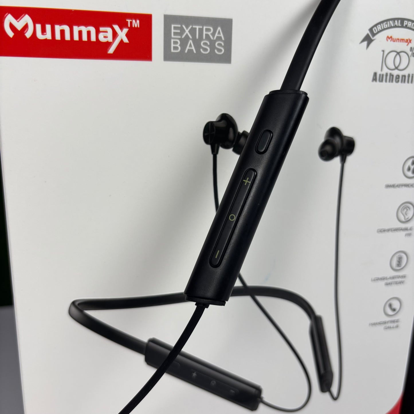 Munmax N200 Wireless Neckband 40 Hours Backup