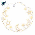 Moon and Star Decorative String Light
