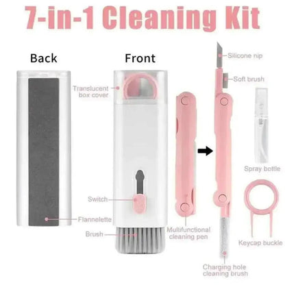 7 in 1 Multifunctional Cleaning Brush Kit - HT Bazar