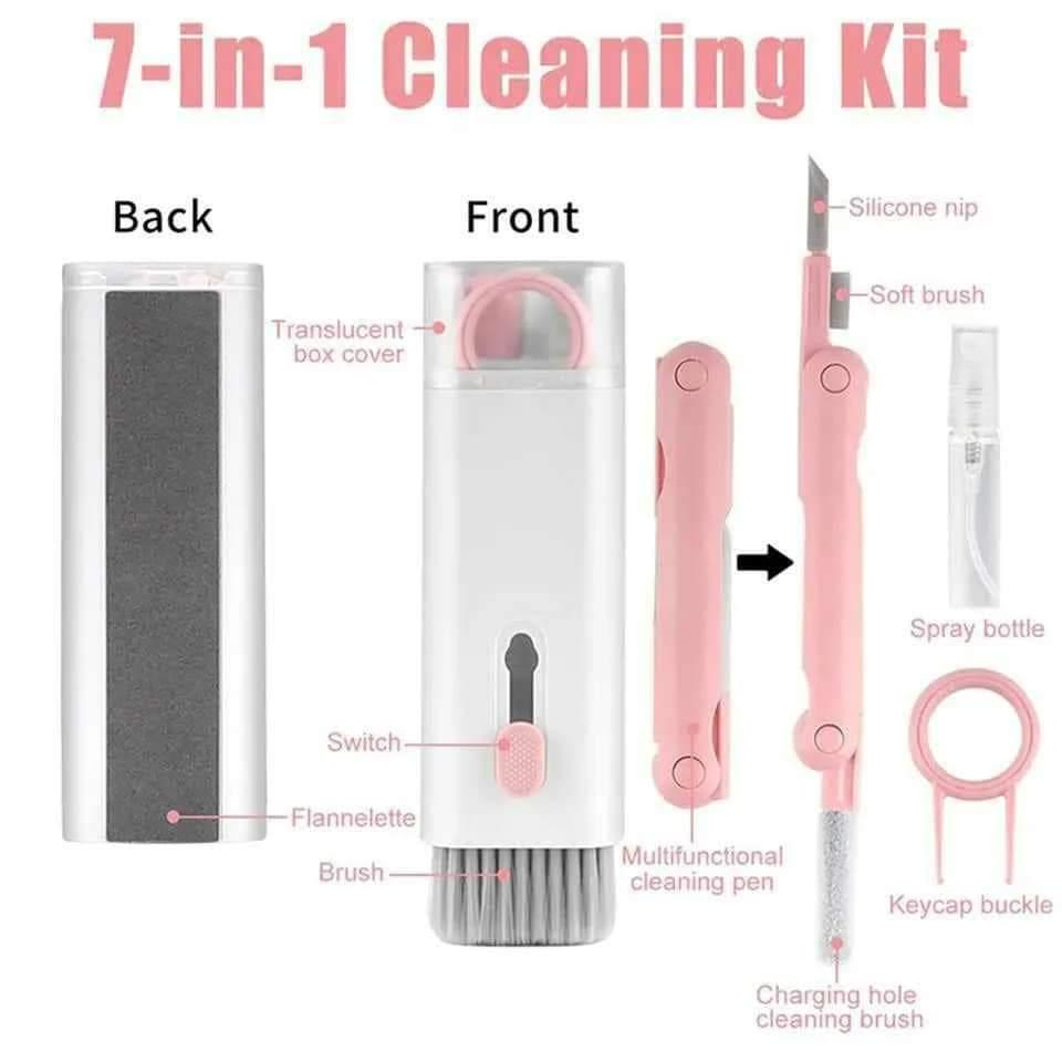 7 in 1 Multifunctional Cleaning Brush Kit - HT Bazar