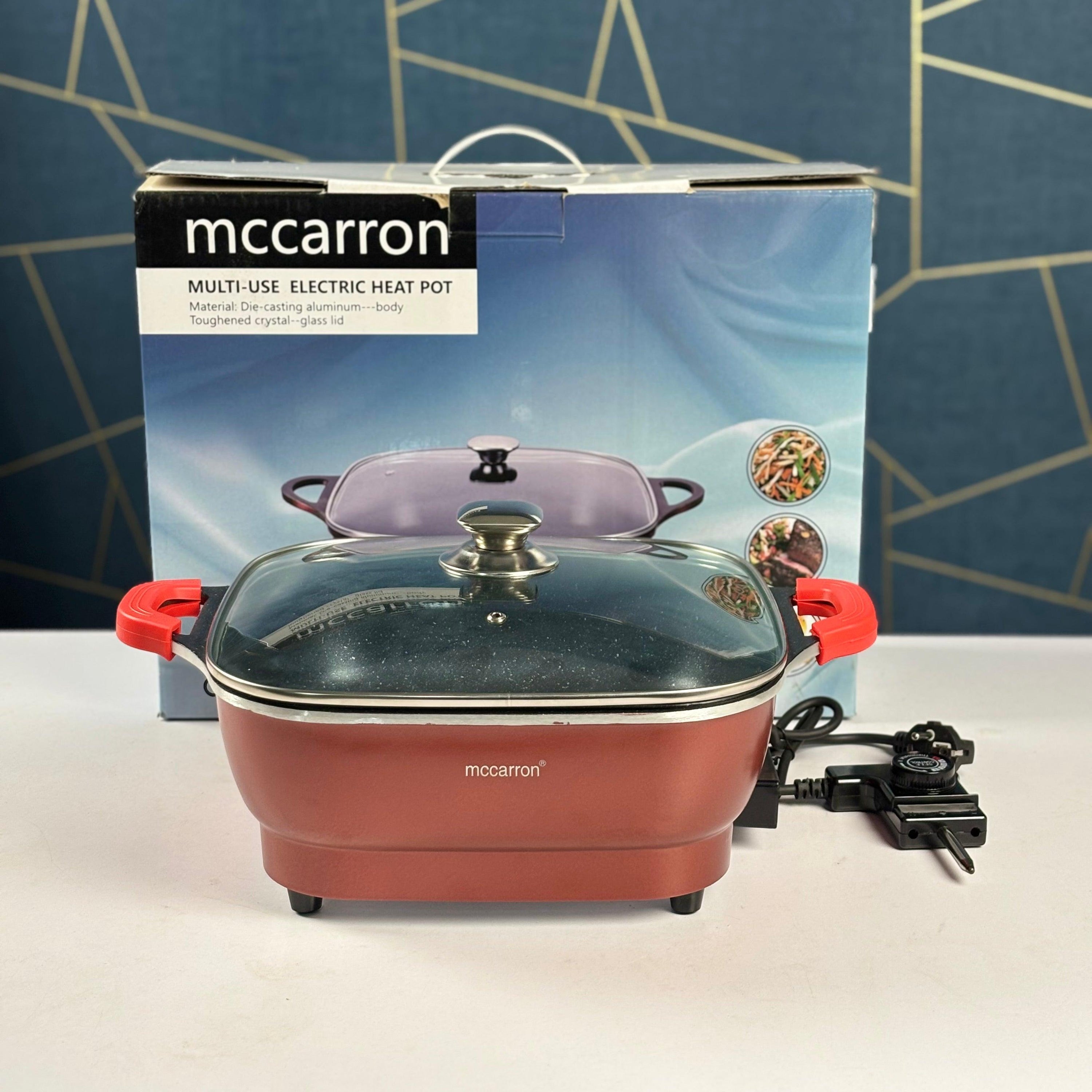 Mccarron Multi-Use Electric Heat Pot with Glass Lid LX-G30