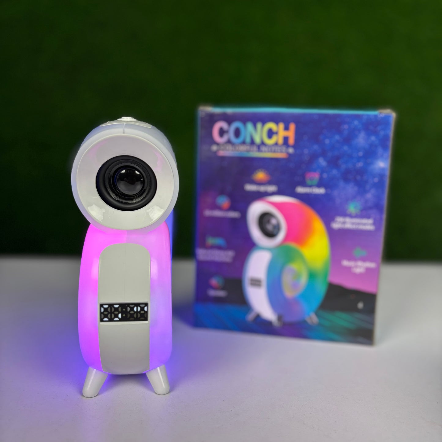 Conch Portable Wireless Speaker with RGB Lighting