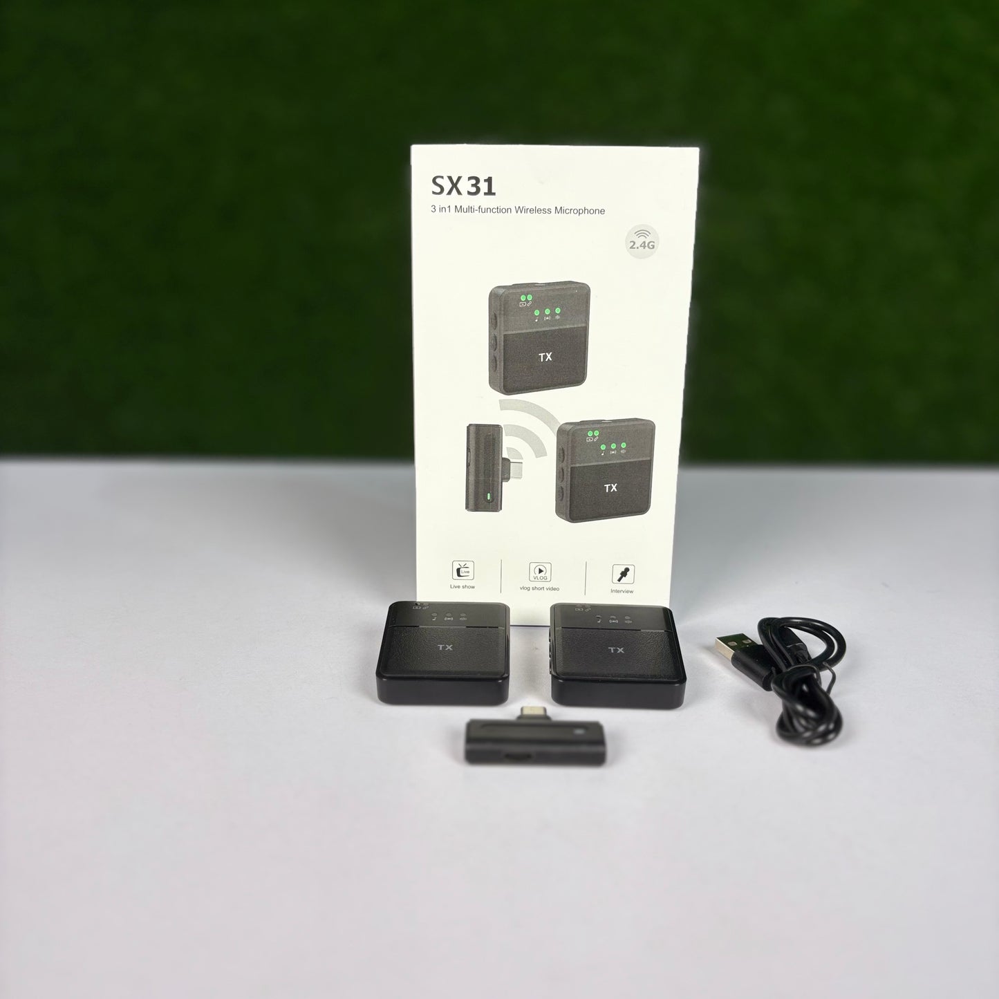 SX31 3 in 1 Wireless Microphone Type-C