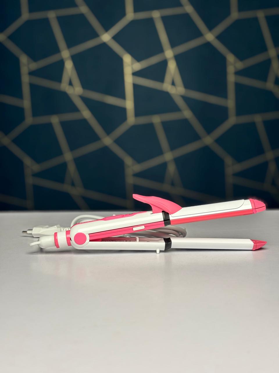 Kemei KM-1213 3-in-1 Professional Hair Iron