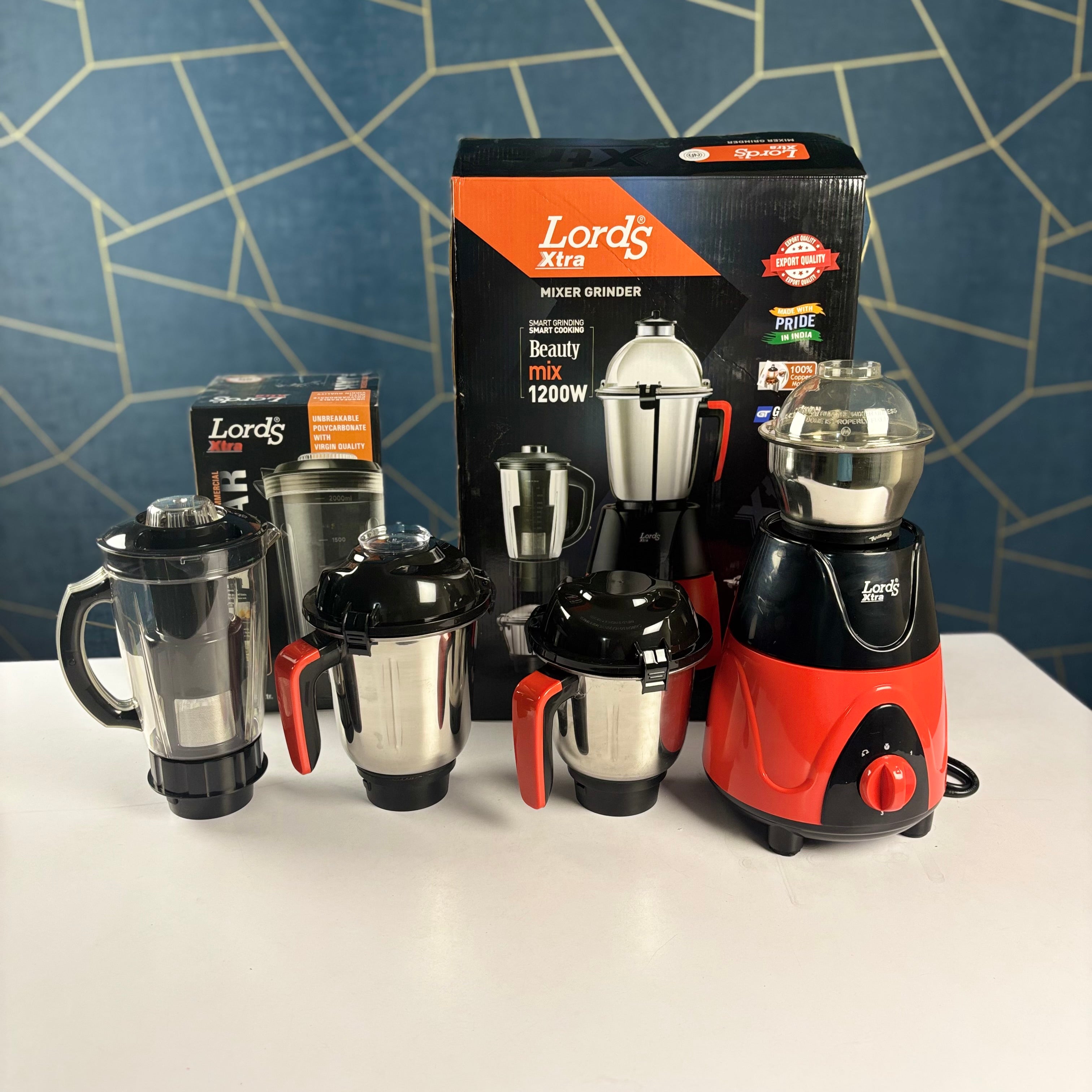 Lords Xtra Mixer Grinder Beauty Mix 1200W