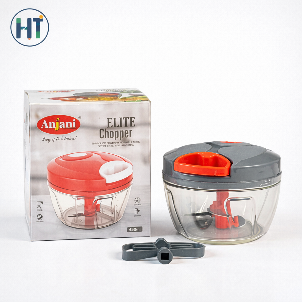 Anjani ELITE Chopper 450ml – Manual Vegetable & Fruit Cutter
