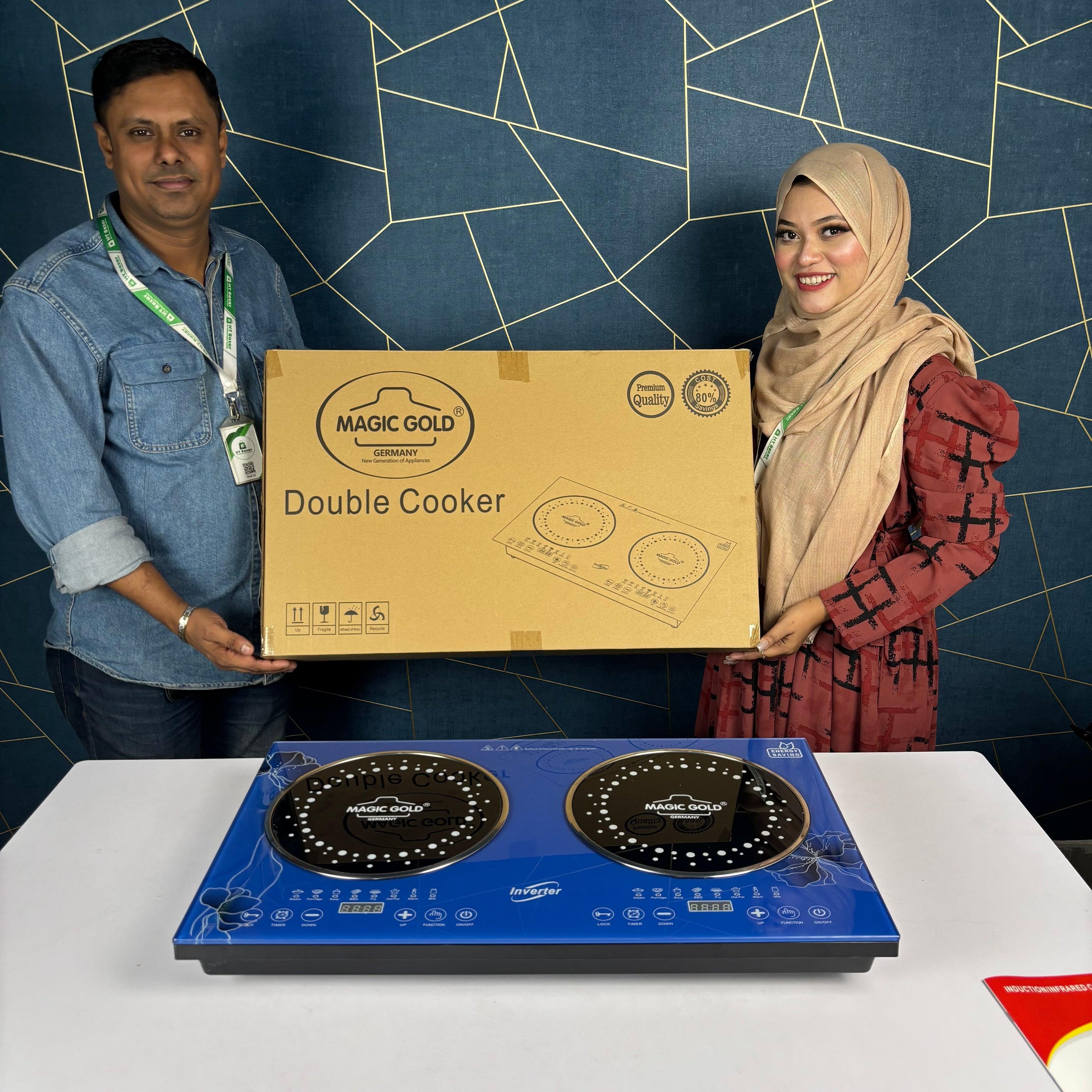 Magic Gold Double Cooker Induction+Infrared 2200W