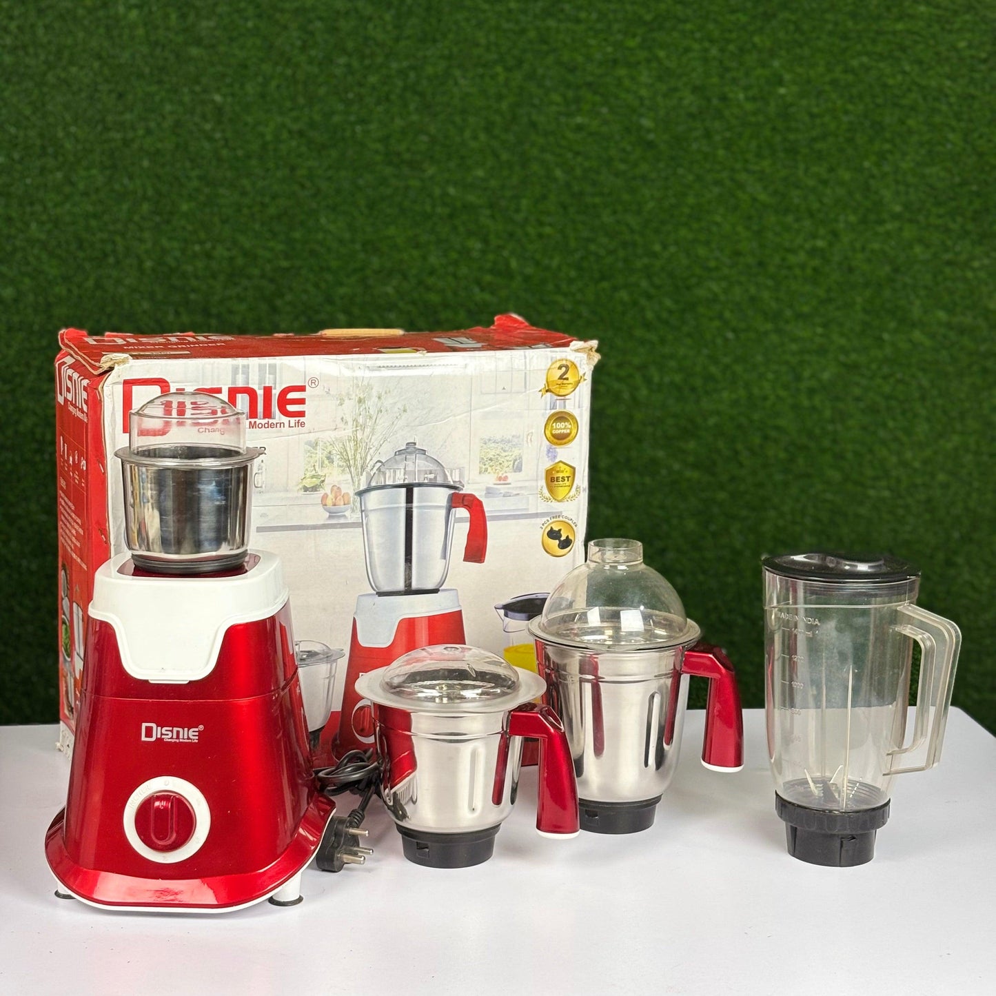 Disnie Mixer Grinder with 4 Jar