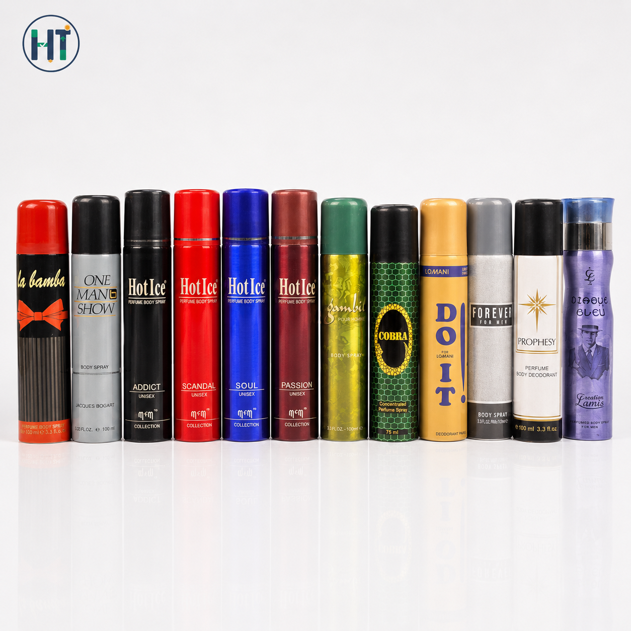 12 PCS Body Spray Combo Pack – 100ML Each