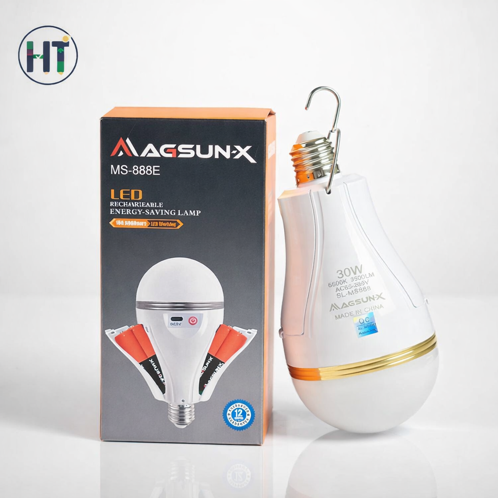 MAGSUNX LED Rechargeable Energy-Saving Lamp MS-888E