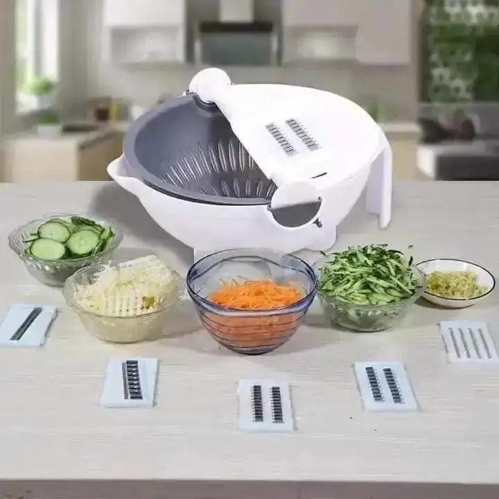 9 in 1 vegetables cutter machine - HT Bazar