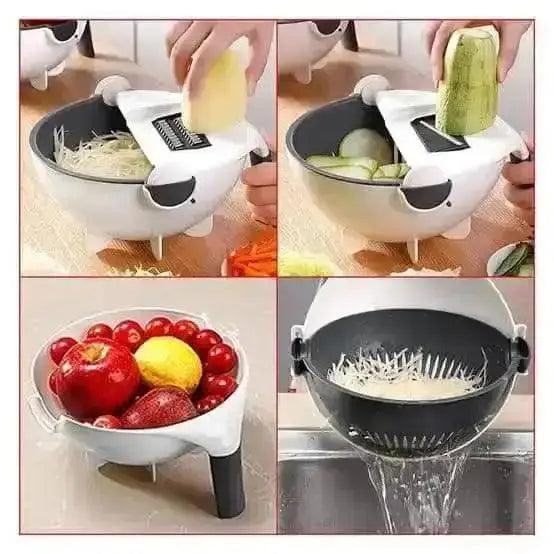 9 in 1 vegetables cutter machine - HT Bazar