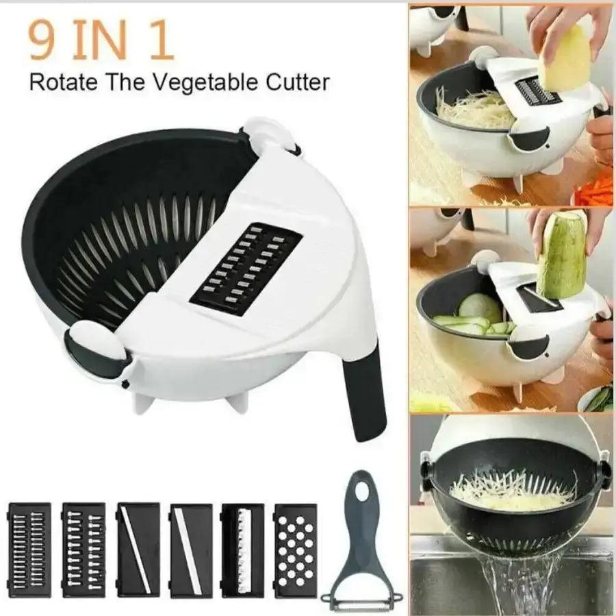 9 in 1 vegetables cutter machine - HT Bazar