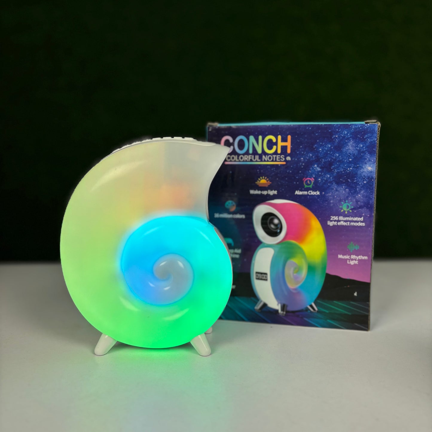 Conch Portable Wireless Speaker with RGB Lighting