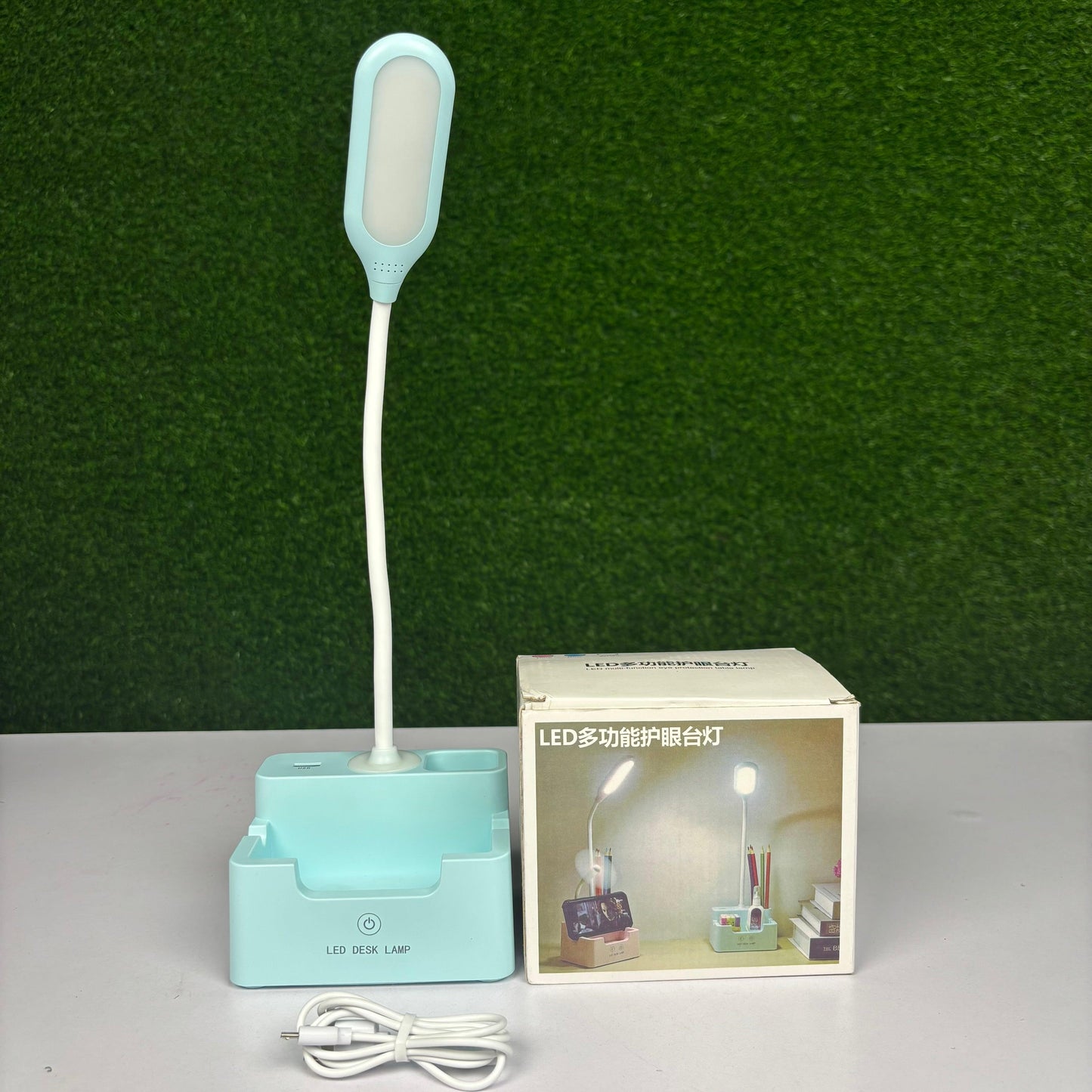 LED Desk Lamp with Mobile & Pen Holder