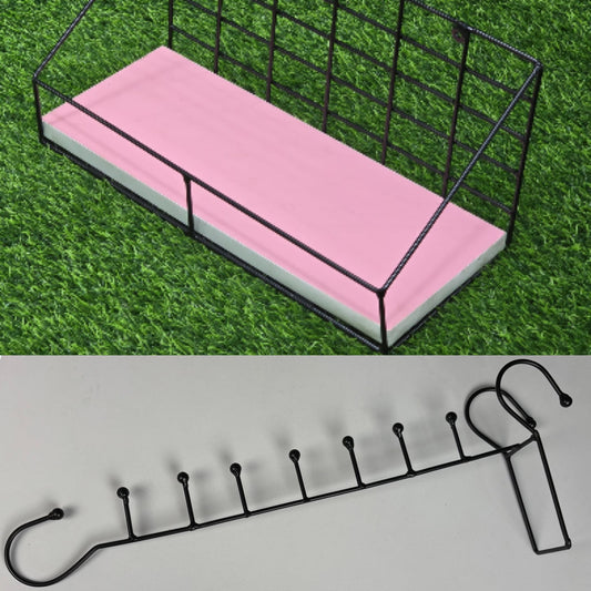 Grill Hanger & Wall Shelf Combo